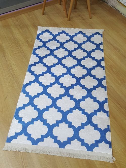 Kupa Desenli Halı 1011-5P - Yıkanabilir Halılar