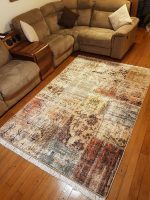 Patchwork Desenli Halı 5000R - Yıkanabilir Halılar